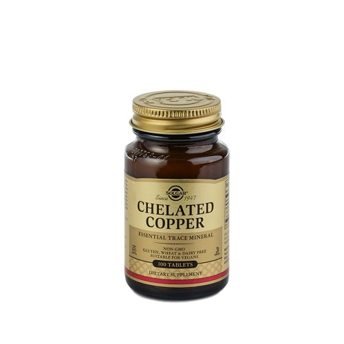 Solgar Chelated Copper 100 Tablets