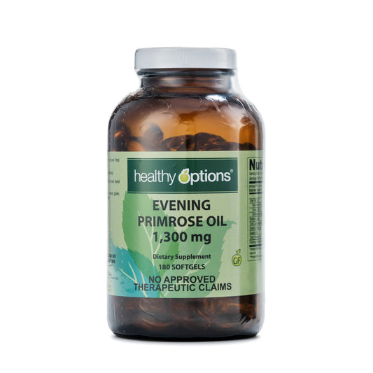 Healthy Options Evening Primrose Oil 1,300mg 180 Softgels