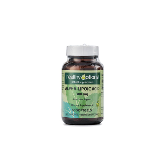 Healthy Options Alpha-Lipoic Acid 300mg 60 Softgels