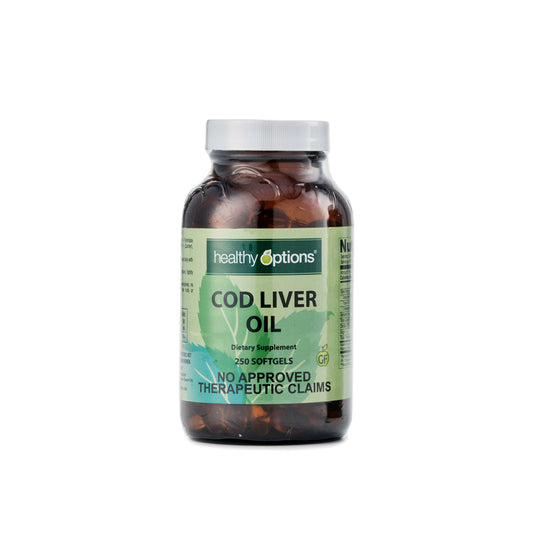 Healthy Options Cod Liver Oil 250 Softgels