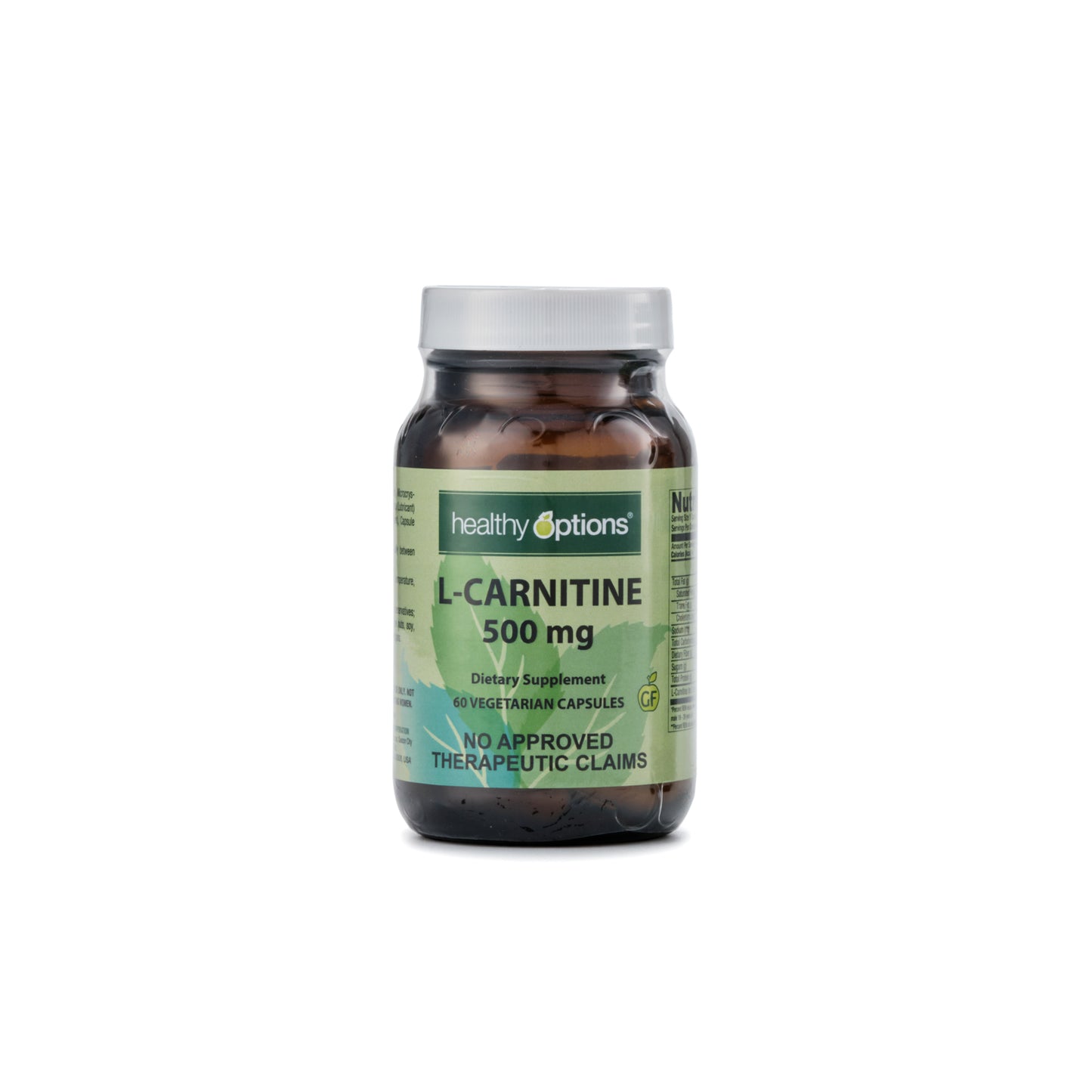 Healthy Options L Carnitine 500mg 60 Capsules