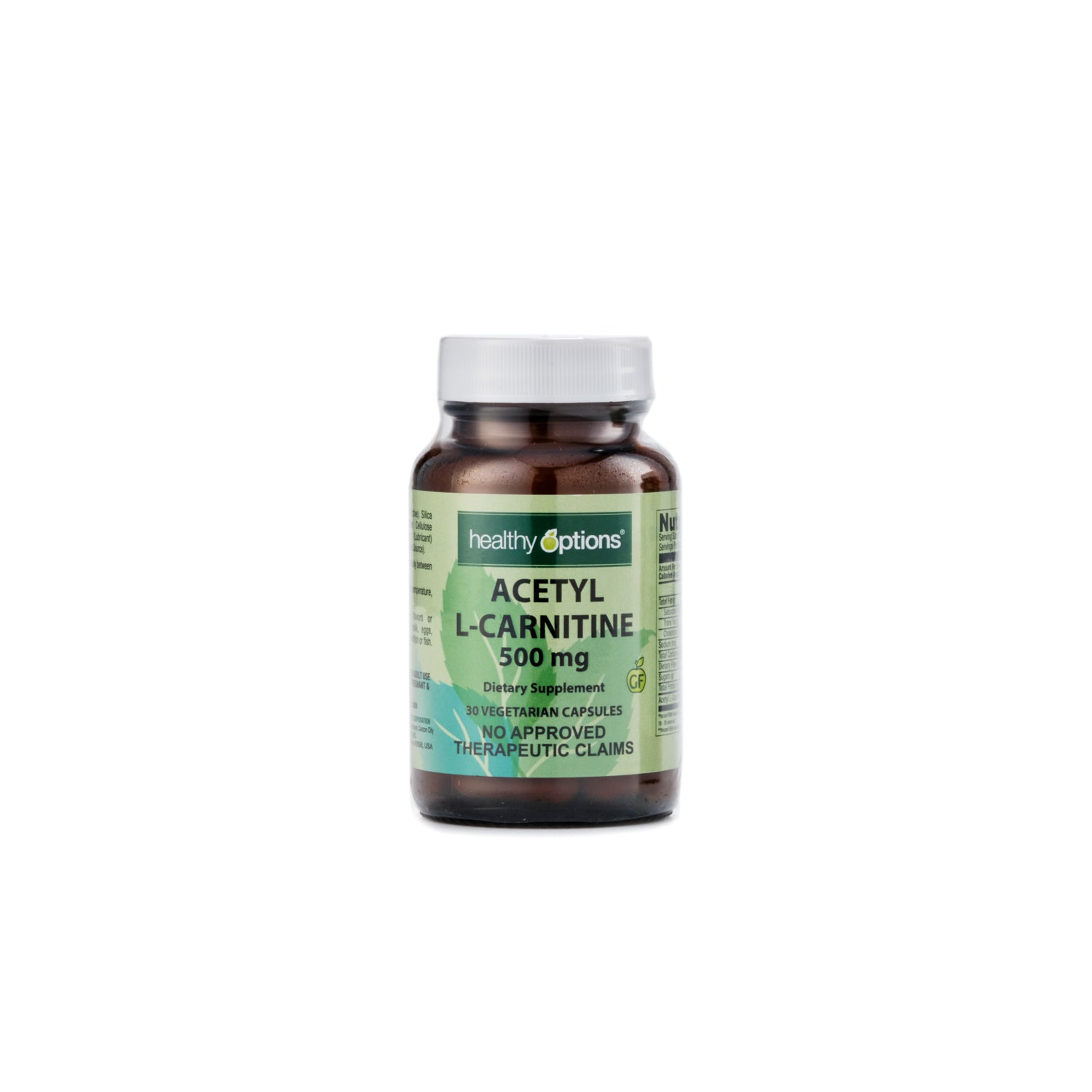 Healthy Options Acetyl L-Carnitine 500mg 30 Capsules Healthy Options Acetyl L-Carnitine 500mg 30 Capsules