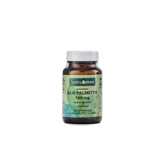 Healthy Options Saw Palmetto 160mg 60 Softgels