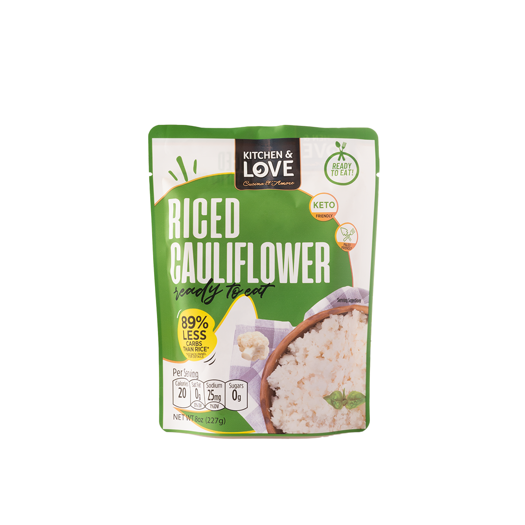 Kitchen & Love Riced Cauliflower Pouch 227g