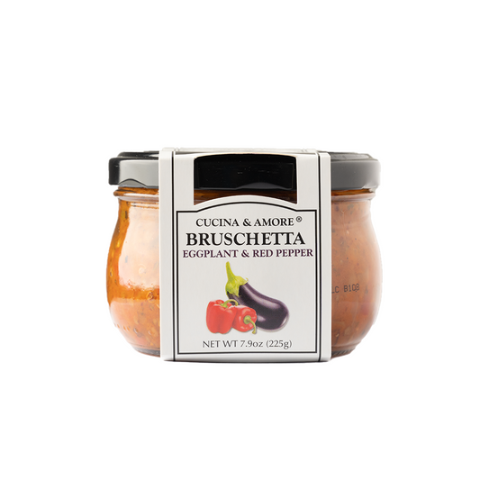 Cucina & Amore Eggplant & Red Pepper Bruschetta 225g