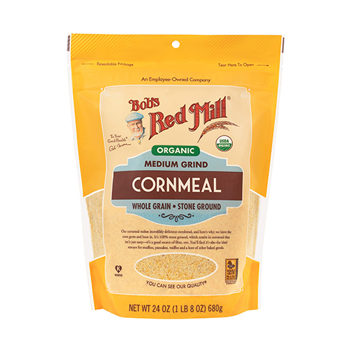 Bob's Red Mill Organic Medium Grind Cornmeal 680g