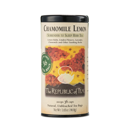 Republic Of Tea Chamomile Lemon 36 Tea Bags