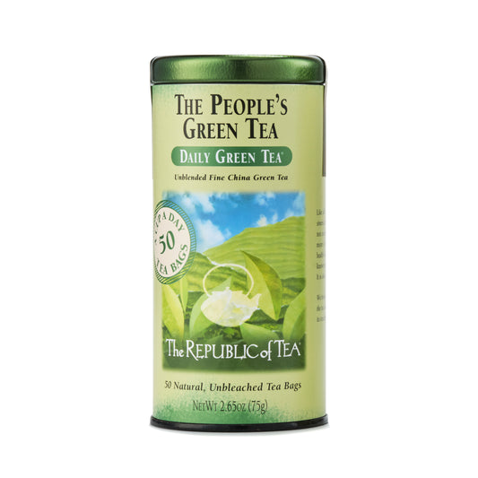 Republic Of Tea The People's Green Tea 50 Tea Bags
