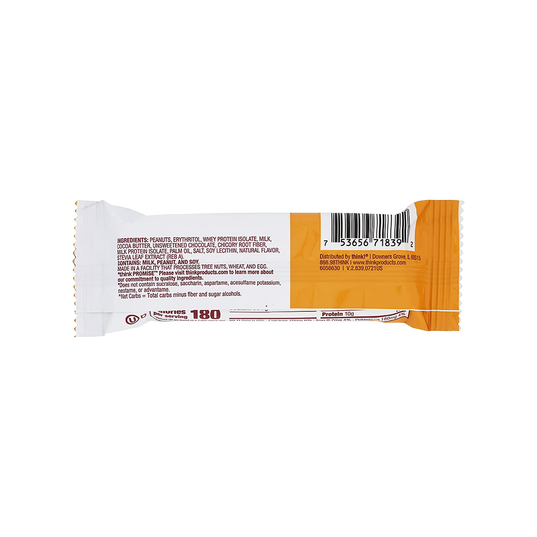 Thinkthin Keto Protein Bar Chocolate Peanut Butter Pie 40g