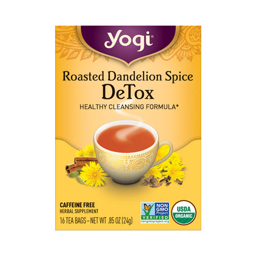 Yogi Organic Roasted Dandelion Spice Detox 6 Tea Bags