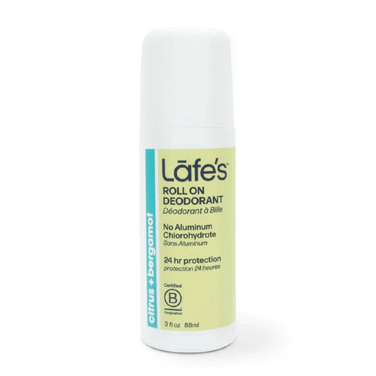 Lafe's Citrus + Bergamot Roll-on Deodorant 88ml