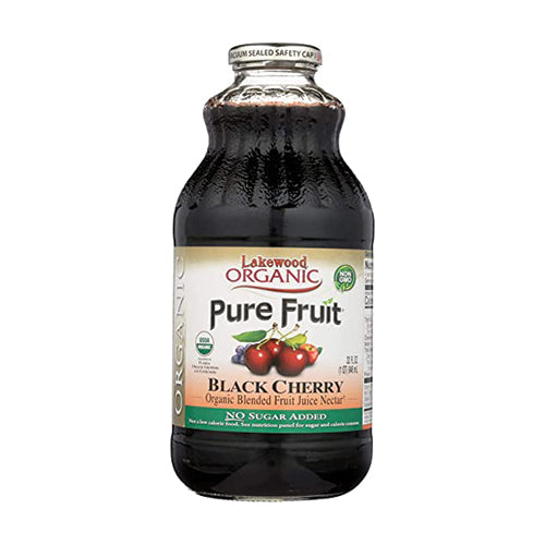 Lakewood Organic Pure Fruit Black Cherry Juice 946ml