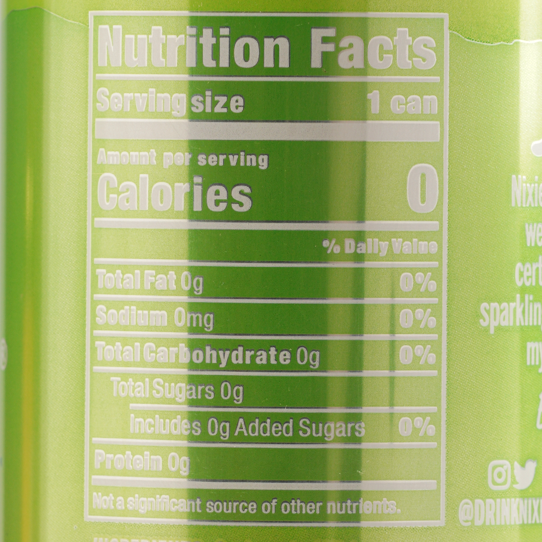 Nixie Sparkling Water Lime 355ml