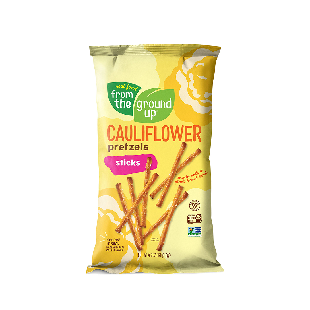 From the Ground Up Cauliflower Pretzels Sticks 128g