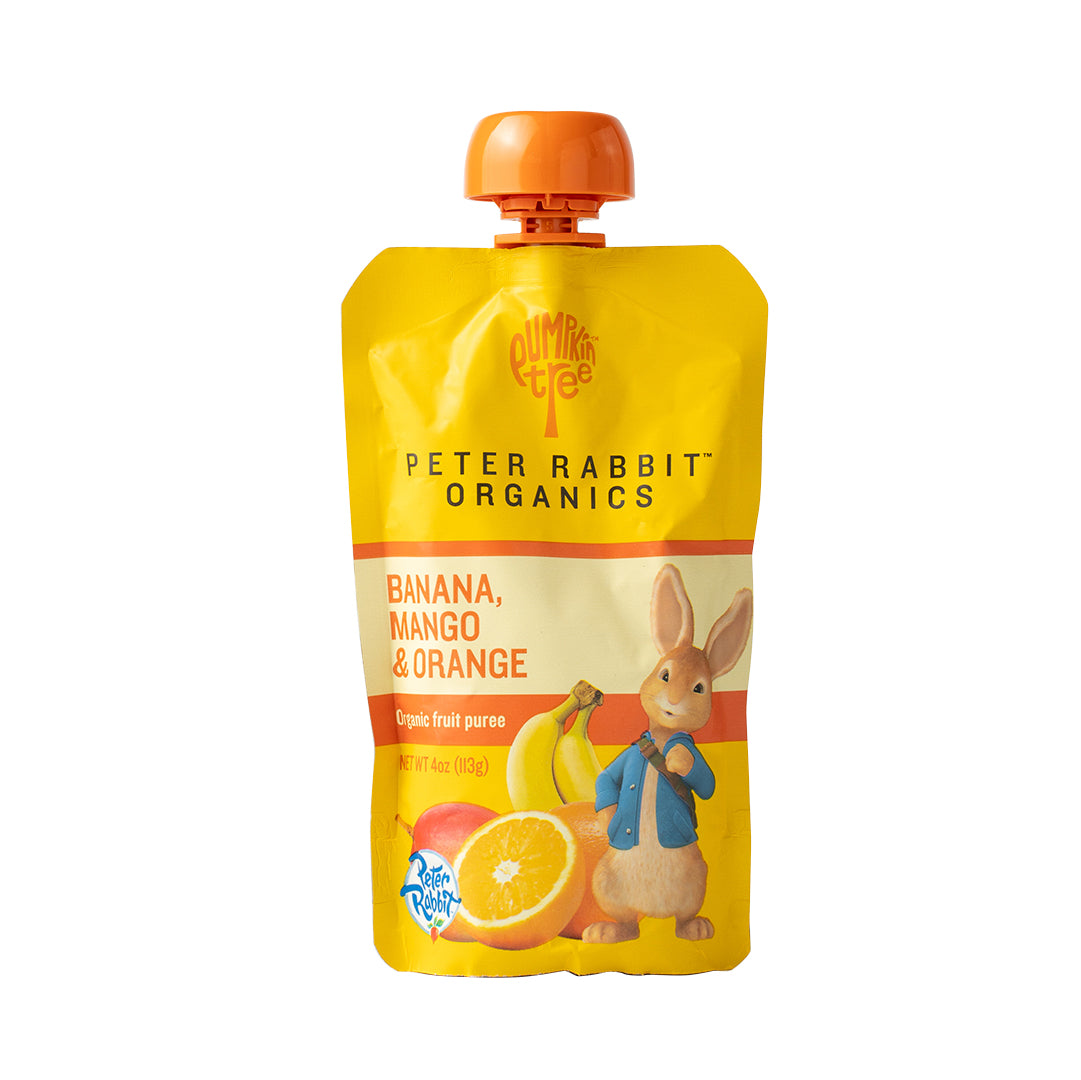 Peter Rabbit Organics Fruit Puree Banana, Mango & Orange 113g