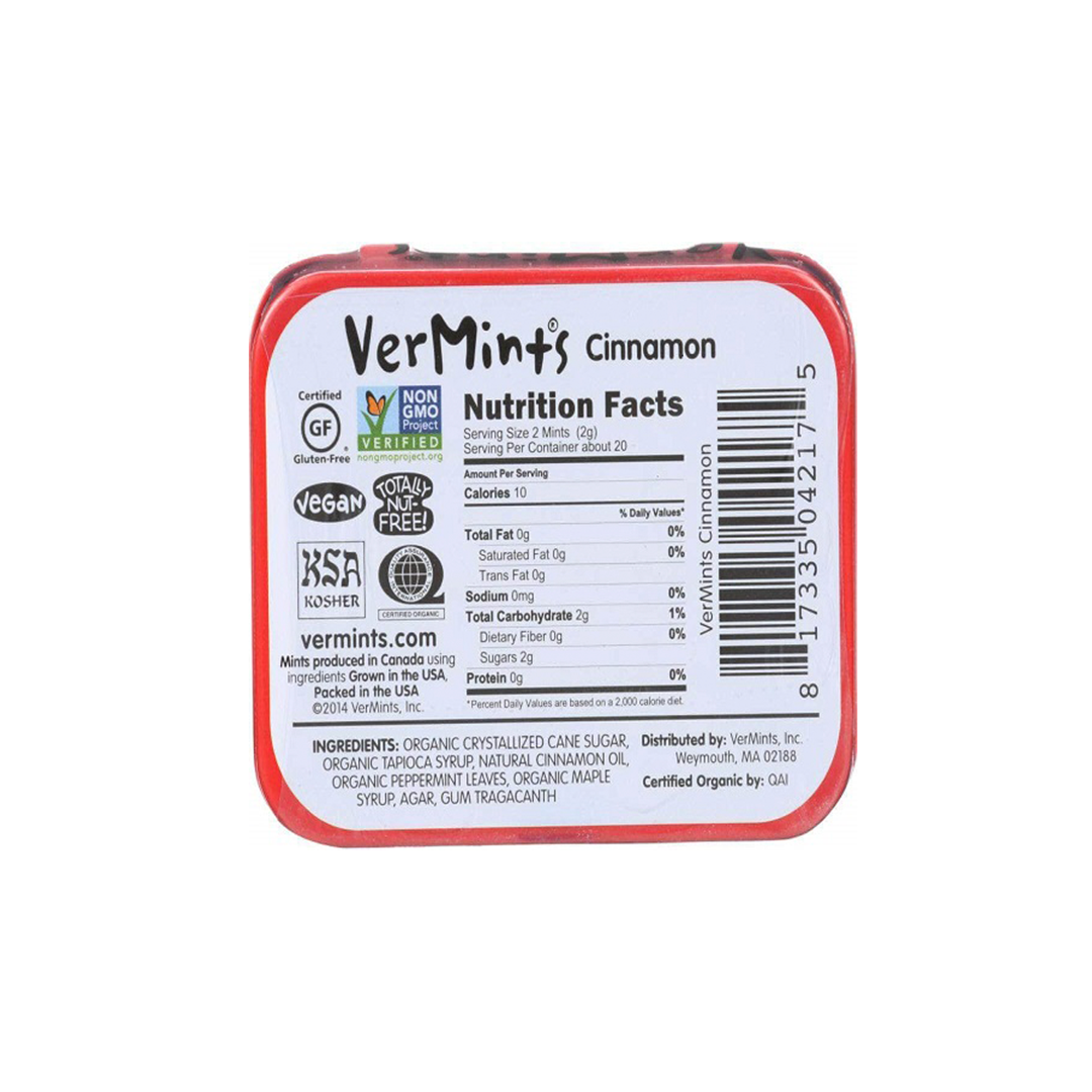 Vermints Organic Mints Cinnamon 40g