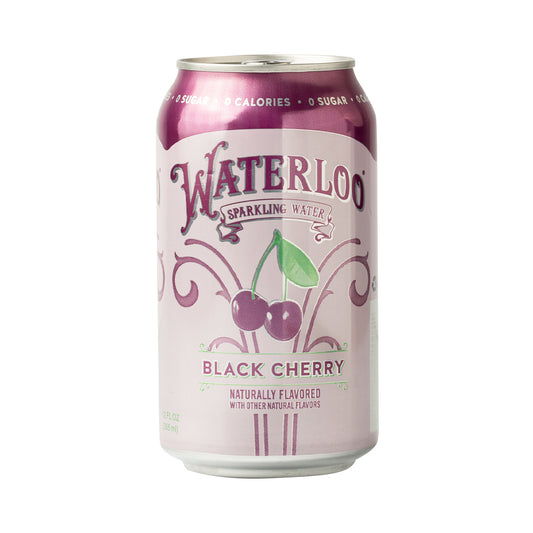 Waterloo Sparkling Water Black Cherry 355mL