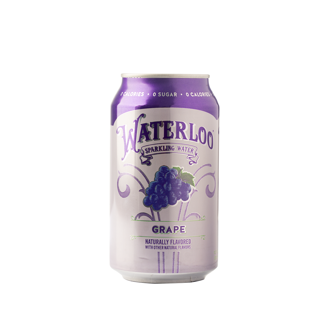 Waterloo Grape Sparkling Water 355ml