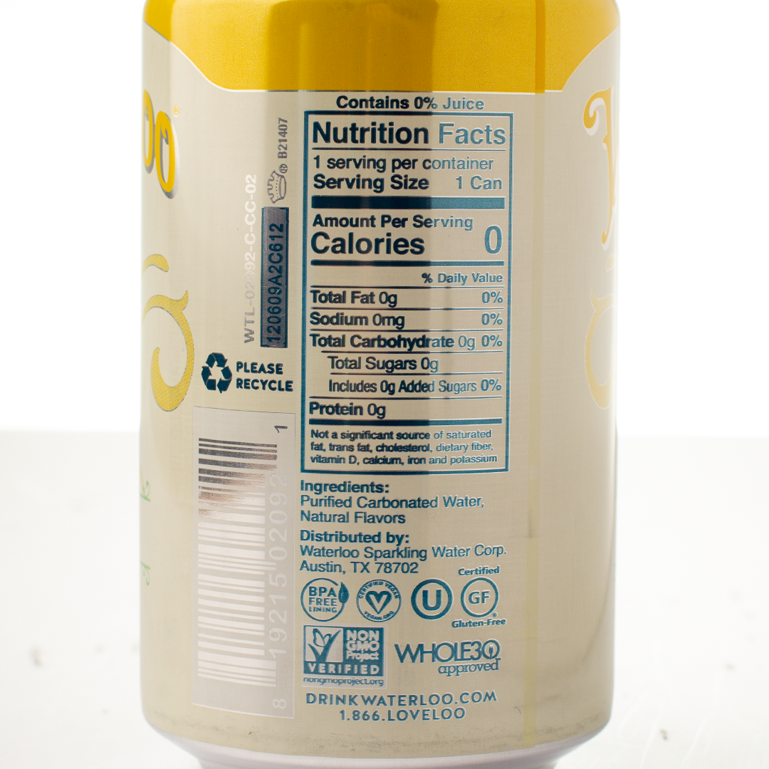 Waterloo Pineapple Sparkling Water 355ml