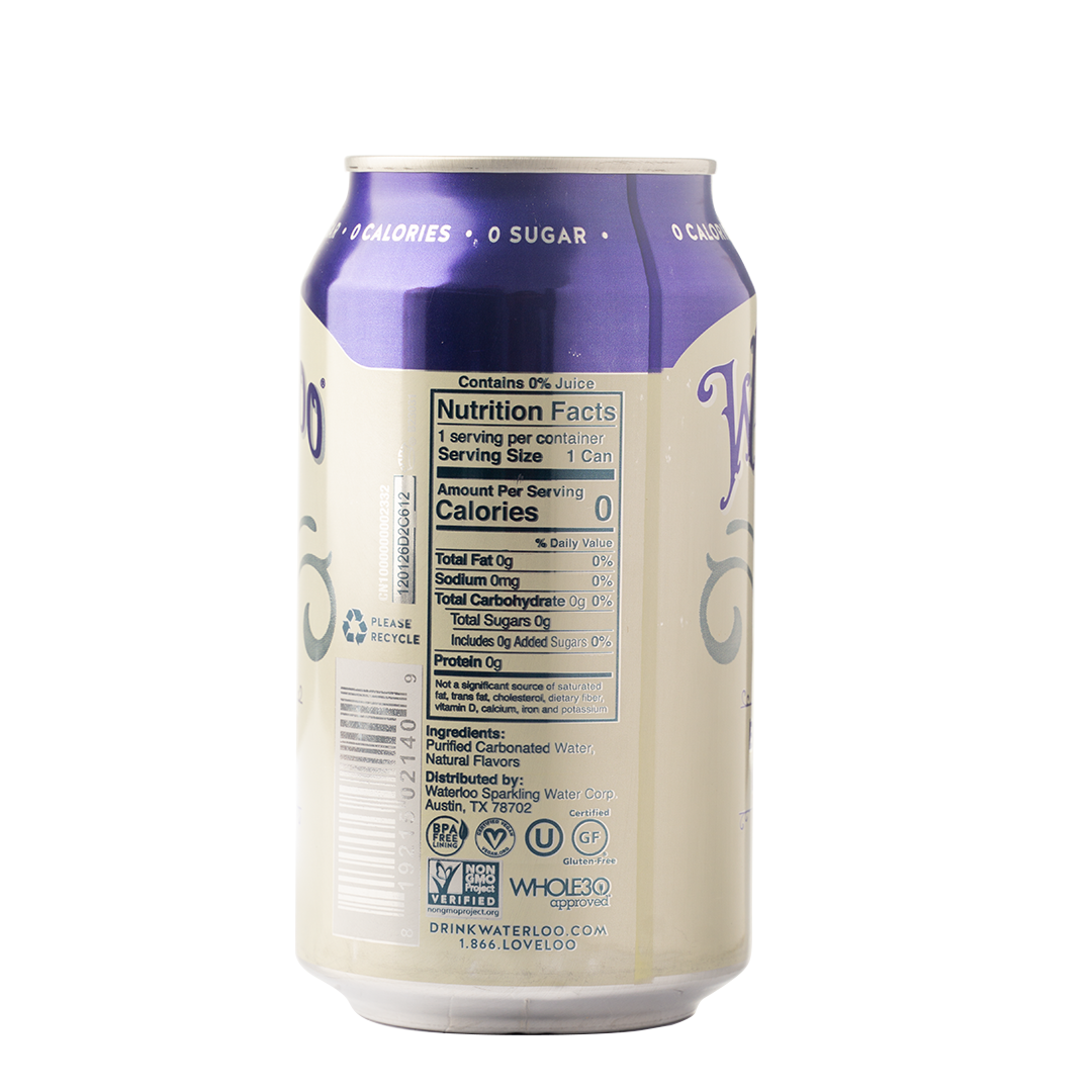 Waterloo Blackberry Lemonade Sparkling Water 355ml
