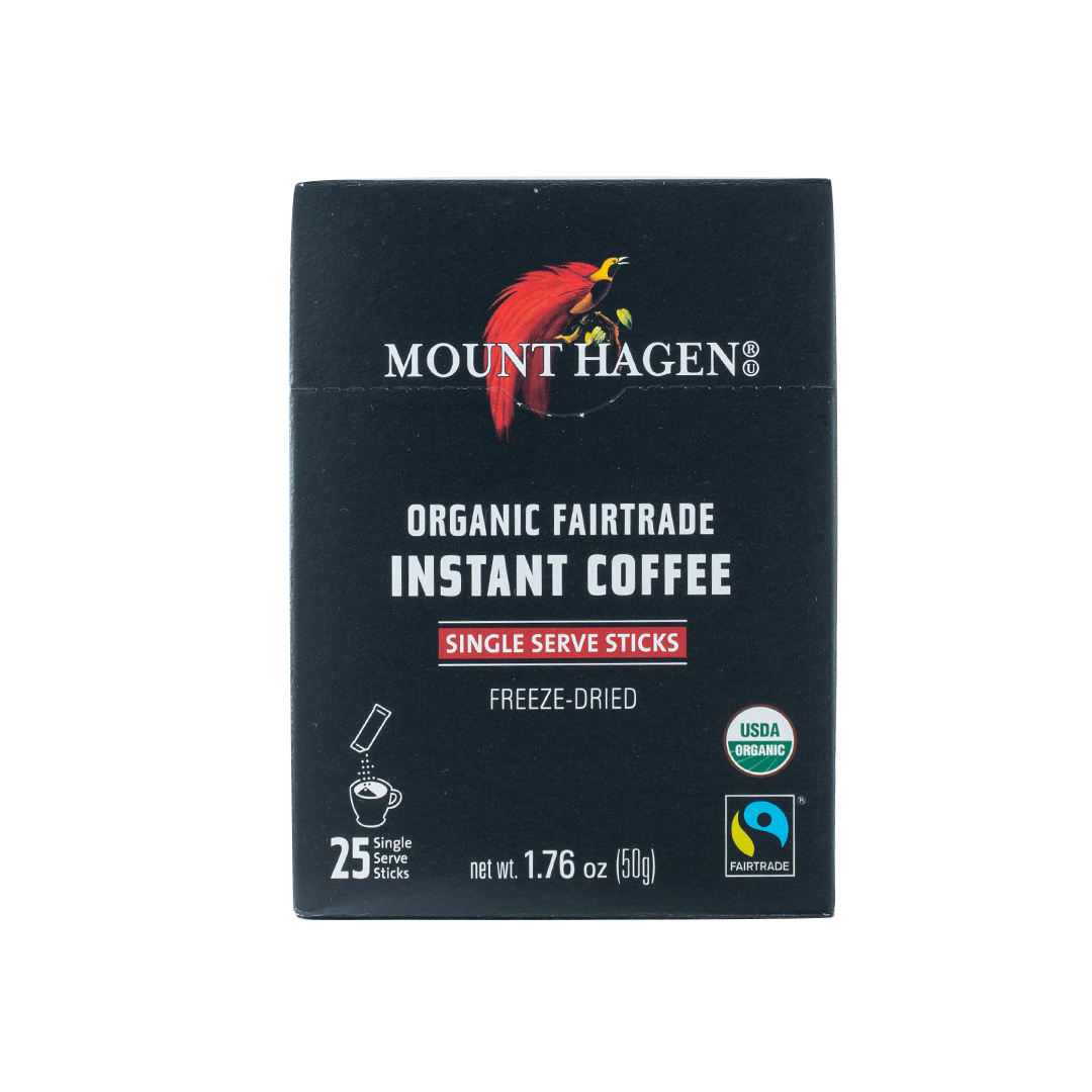 Single serve outlet instant coffee