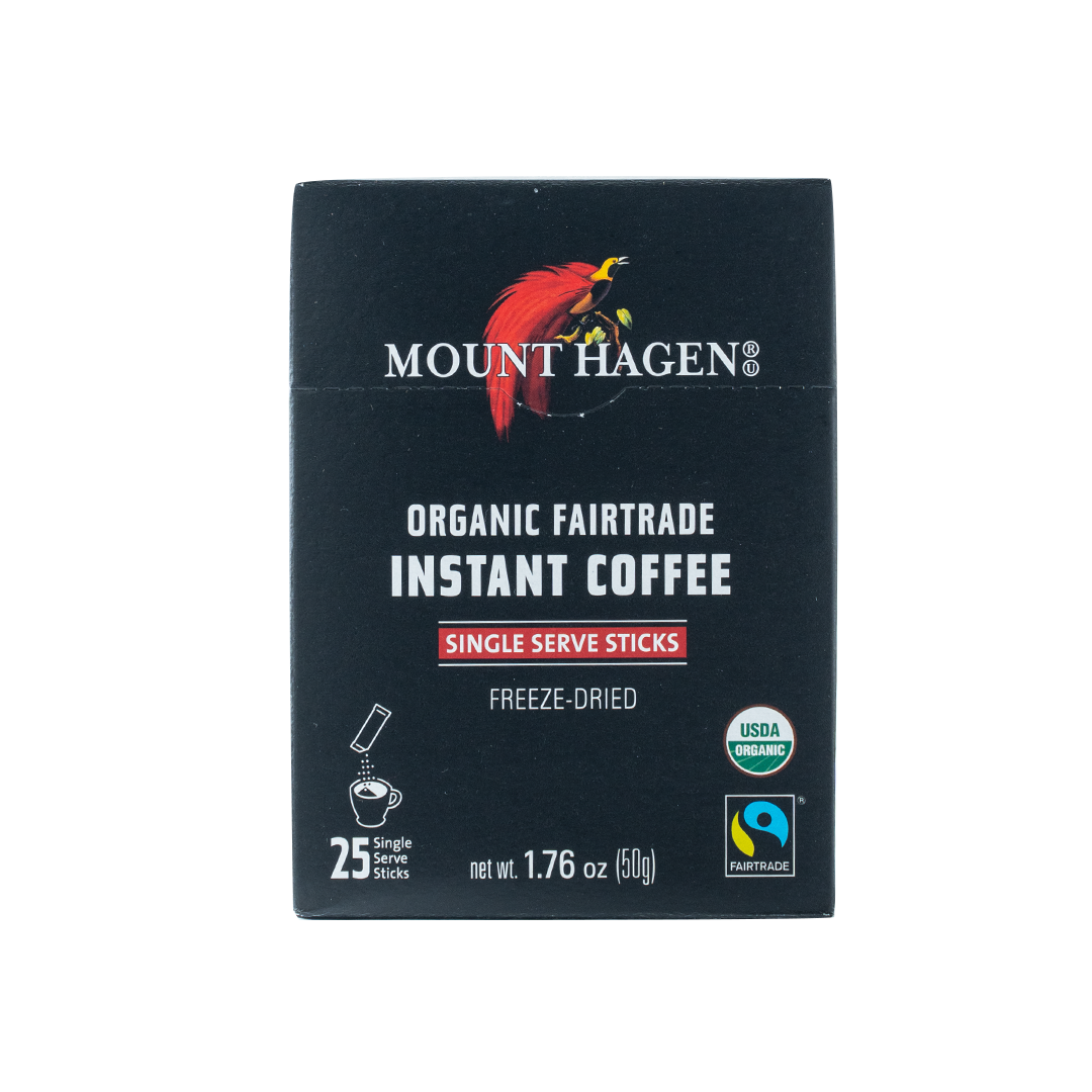 Single serve instant sales coffee