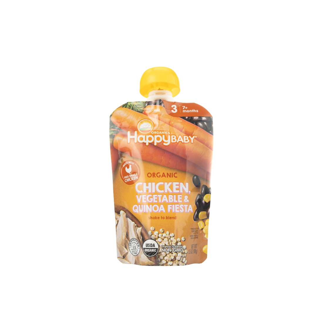 Happy Baby Organic Chicken, Vegetable & Quinoa Fiesta 99g