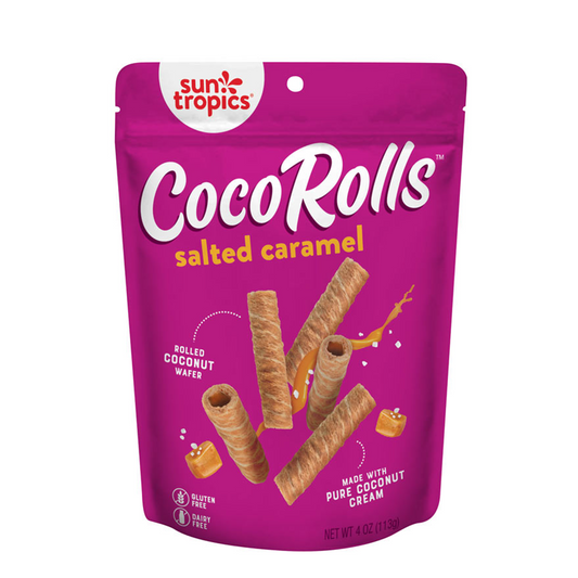 Sun Tropics Coco Rolls Salted Caramel 113g