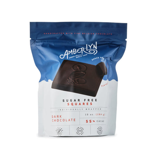 Amberlyn Dark Chocolate Sugar Free Squares 284g