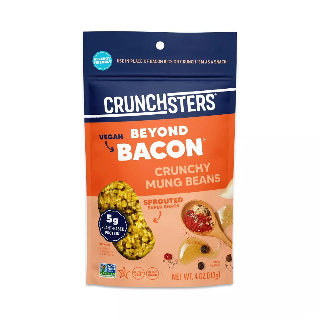 Crunchsters Sprouted Protein Snack Beyond Bacon 113g