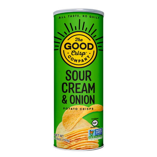 The Good Crisp Company Sour Cream & Onion Potato Crisp 160g – Healthy 