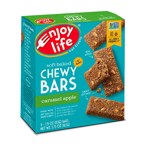 Enjoy Life Soft Baked Chewy Bars Caramel Apple 165g