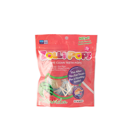 Zollipops Watermelon Clean Teeth Lollipops 3.1 oz