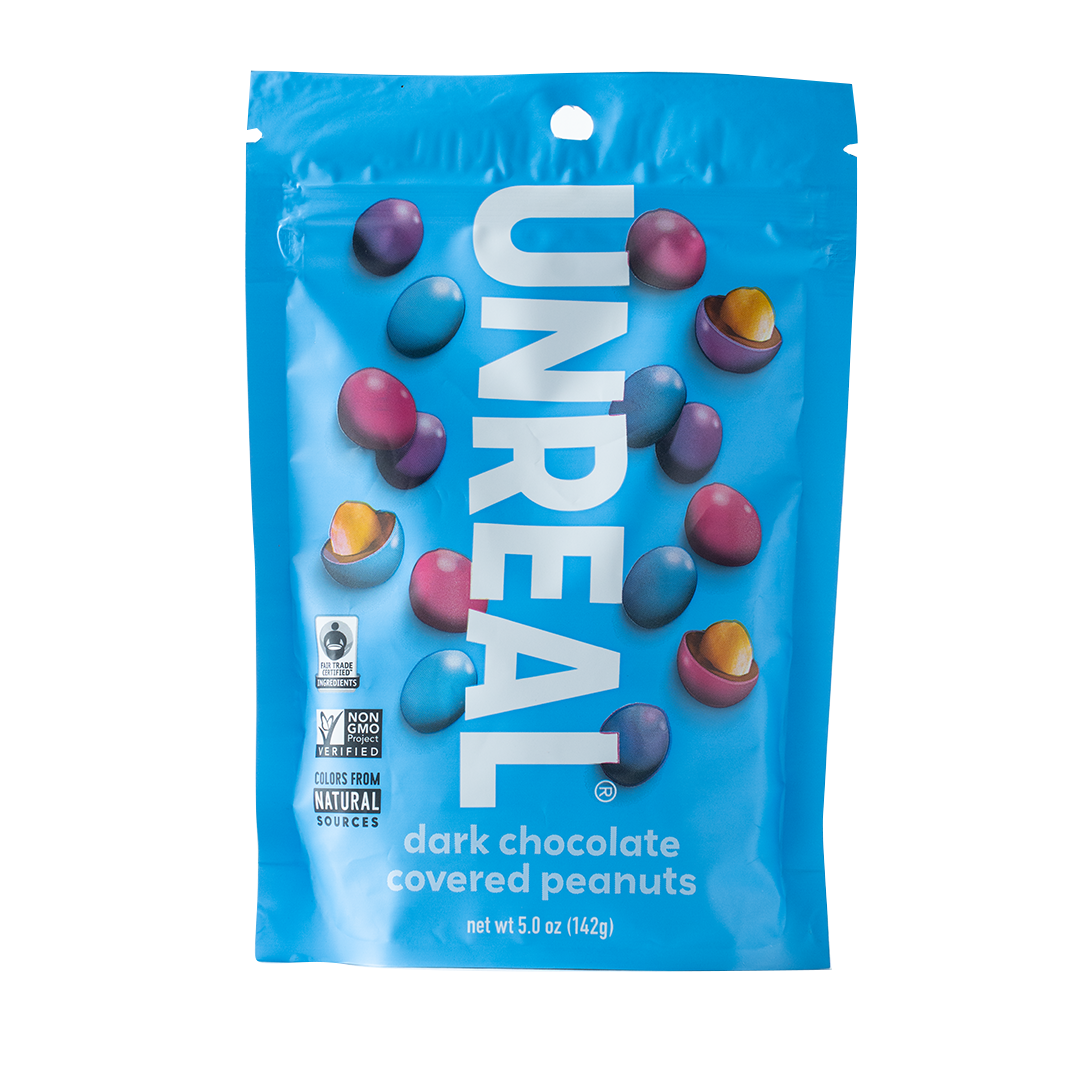 Unreal Gems Dark Chocolate Peanut 142g