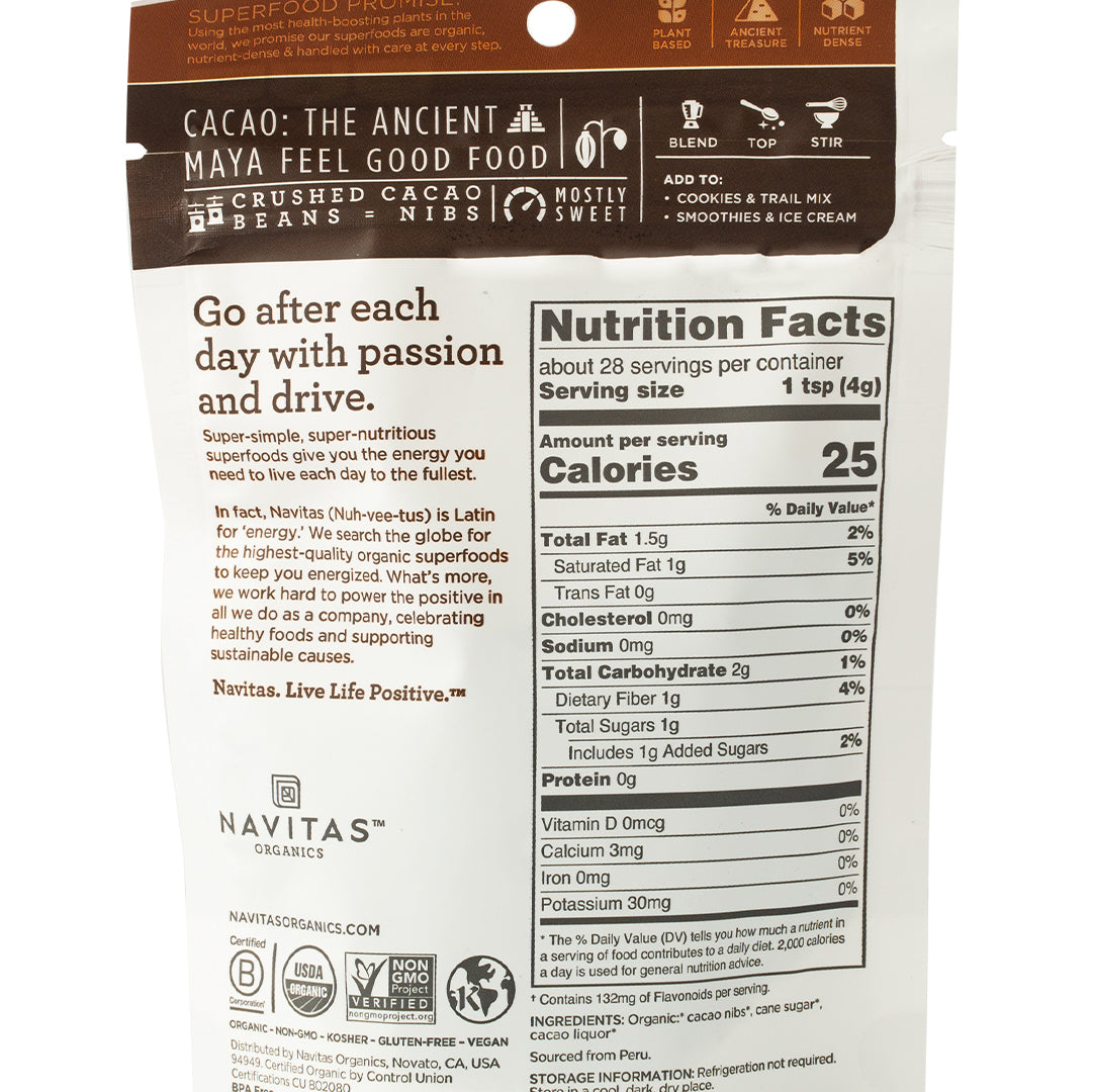 Navitas Cacao Sweet Nibs 113g