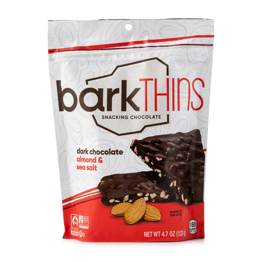 Bark Thins Dark Chocolate Almond With Sea Salt 133g