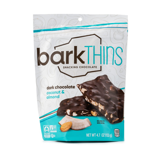 Bark Thins Dark Chocolate Coconut with Almonds 133g
