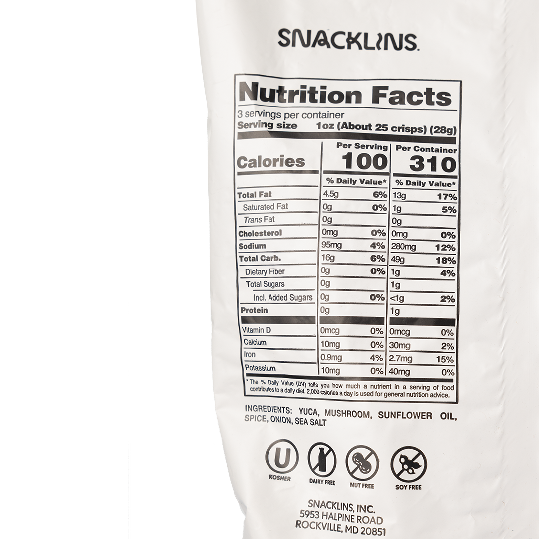 Snacklins Barbeque Plant Crisps 85g