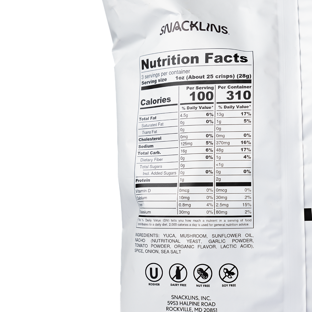 Snacklins Nacho Plant Crisps 85g