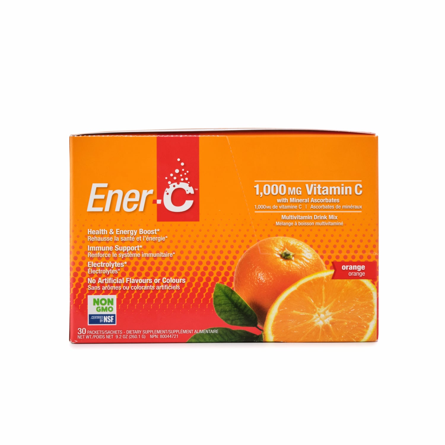 Ener-C 1,000mg Vitamin C Orange 30 Packets – Healthy Options