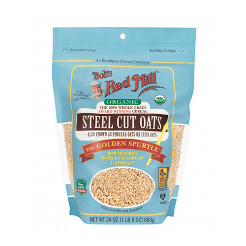Bob's Red Mill Organic Steel Cut Oats 680g