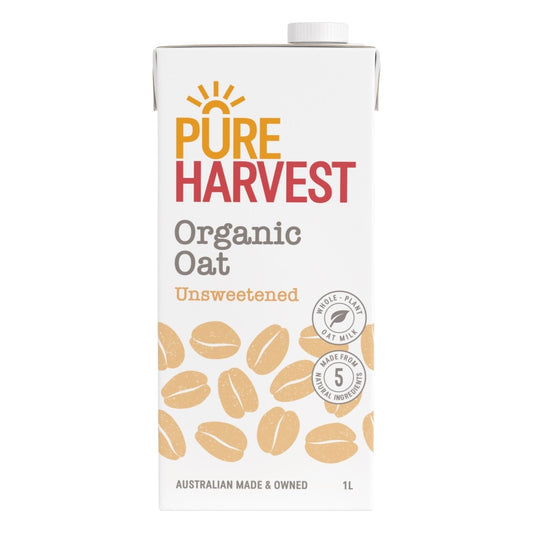 Pure Harvest Organic Unsweetened Oat Milk 1L