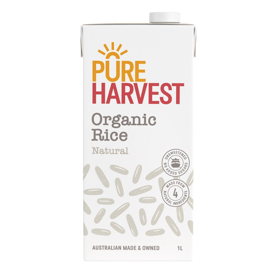 Pure Harvest Organic Rice Natural Milk 1L