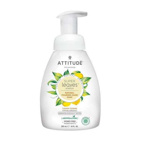 Attitude Super Leaves Lemon Leaves Foaming Hand Soap 295ml