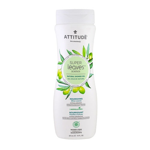 Attitude Super Leaves Nourishing Olive Leaves Shower Gel 473ml
