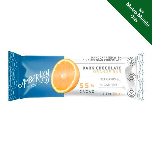 Amberlyn Dark Chocolate Orange bar 34g