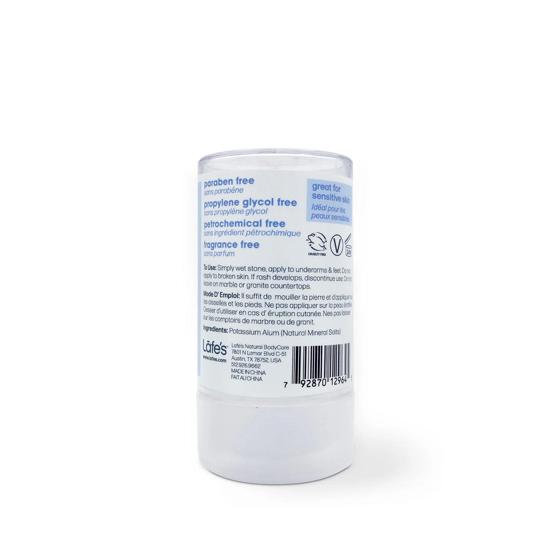 Lafe's Crystal Rock Stick Deodorant 120g