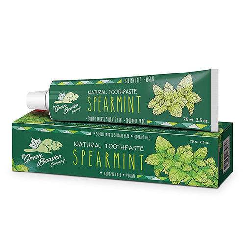Green Beaver Spearmint Fluoride-free Toothpaste 75ml