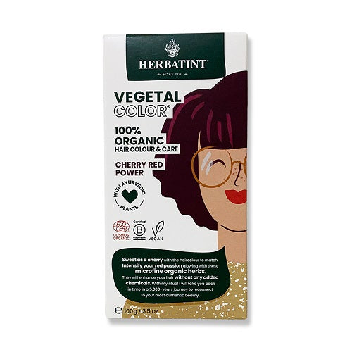 Herbatint Organic Vegetal Color Cherry Red Power 100g