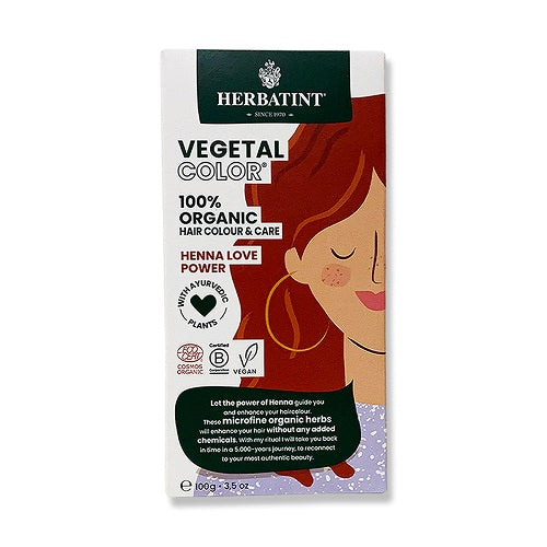 Herbatint Organic Vegetal Color Henna Love Power 100g